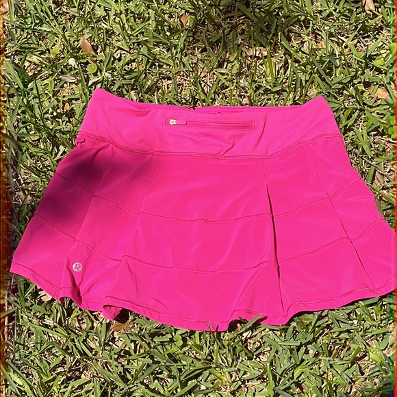 lululemon sonic pink pace rival skirt 12’ - Picture 2 of 5